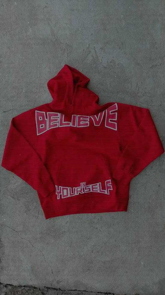 Believe in Yourself Fleece Hoodie – Soft & Stylish”
