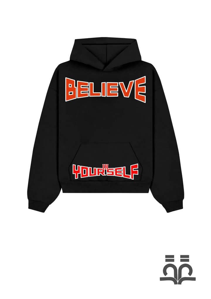Believe in Yourself Fleece Hoodie – Soft & Stylish”