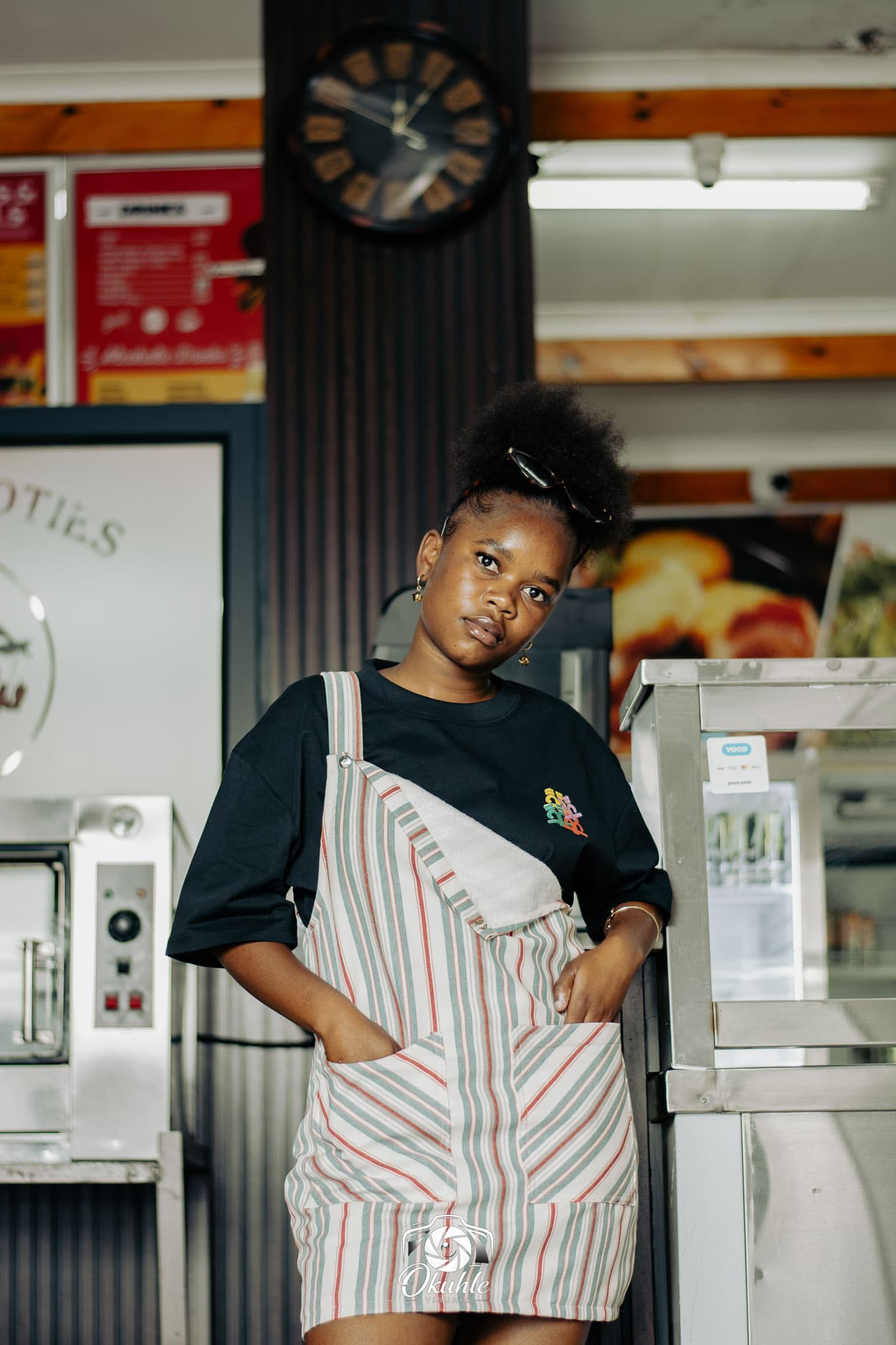 Lifestyle Striped Pinafore